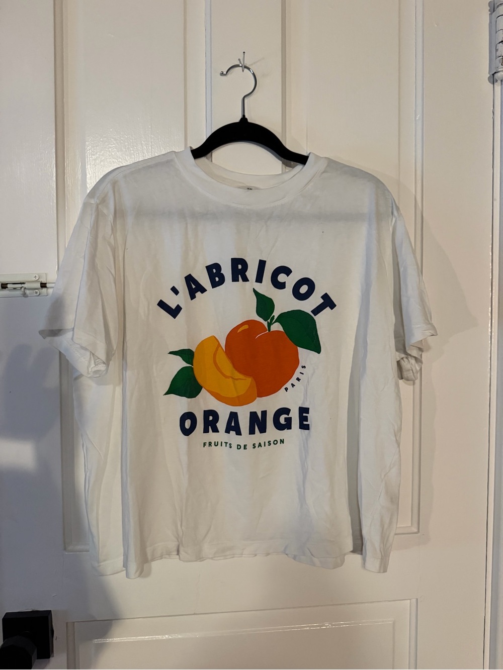 H&M White Crew Neck T-Shirt